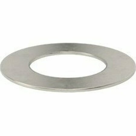 BSC PREFERRED 18-8 Stainless Steel Round Shim 0.3mm Thick 8mm ID, 25PK 98089A293